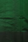 Chanderi Silk Bottle Green Saree