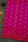 Chanderi Silk Magenta Saree