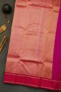 Chanderi Silk Magenta Saree