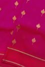 Chanderi Silk Magenta Saree