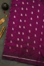 Chanderi Silk Violet Saree