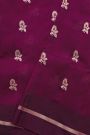 Chanderi Silk Violet Saree
