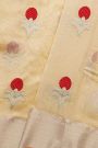 Chanderi Silk Cream Saree