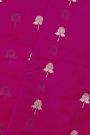 Chanderi Silk Magenta Saree