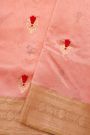 Chanderi Silk Pink Saree