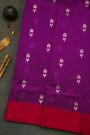 Chanderi Silk Purple Saree