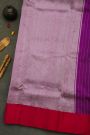 Chanderi Silk Purple Saree