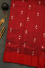 Chanderi Silk Maroon Saree