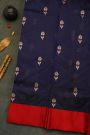 Chanderi Silk Navy Blue Saree