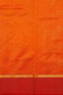Chanderi Silk Orange Saree