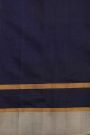 Chanderi Silk Navy Blue Saree