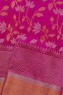 Chanderi Silk Magenta Saree