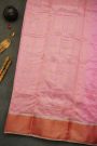 Chanderi Silk Pink Saree