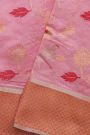 Chanderi Silk Pink Saree