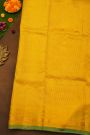 Gadwal Silk Red Tanjore Hand Painted Saree