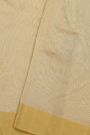 Chanderi Sico Off White Saree