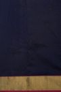 Chanderi Sico Navy Blue Saree