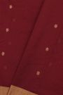 Chanderi Sico Maroon Saree
