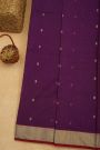 Chanderi Sico Violet Saree