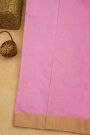 Chanderi Sico Light Pink Saree