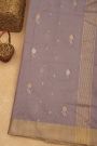 Chanderi Sico Lavender Saree