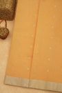 Chanderi Sico Cream Saree