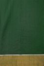 Chanderi Sico Bottle Green Saree
