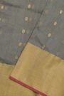 Chanderi Sico Grey Saree