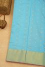 Chanderi Sico Sky Blue Saree
