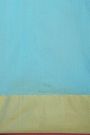Chanderi Sico Sky Blue Saree