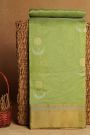 Chanderi Sico Pista Green Saree