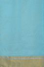 Chanderi Sico Sky Blue Saree