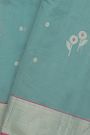 Chanderi Sico Sky Blue Saree