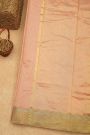 Chanderi Sico Peach Saree