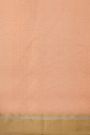 Chanderi Sico Peach Saree