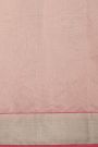 Chanderi Sico Baby Pink Saree