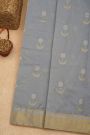 Chanderi Sico Grey Saree