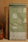 Chanderi Sico Sage Green Saree