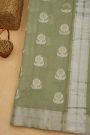 Chanderi Sico Sage Green Saree