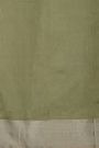 Chanderi Sico Sage Green Saree