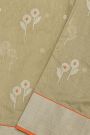 Chanderi Sico Beige Saree