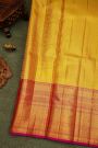 Kancheepuram Silk Gold Peach Saree