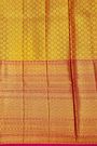 Kancheepuram Silk Gold Peach Saree