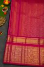 Kanchipuram Silk Navy Blue Saree