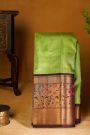 Kuppadam Sico Bottle Green Saree