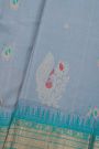 Kuppadam Sico Powder Blue Saree