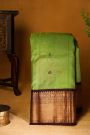 Kuppadam Sico Bottle Green Saree