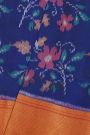 Patola Silk Royal Blue Saree
