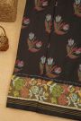 Patola Silk Black Saree
