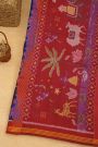 Patola Silk Royal Blue Saree
